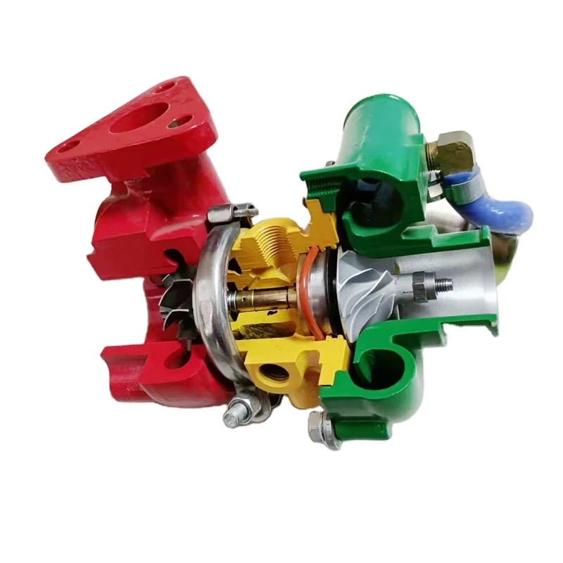 

Turbocharger True machine model 1;1Engine spare parts model Engine intake system part Teaching demonstration Turbo