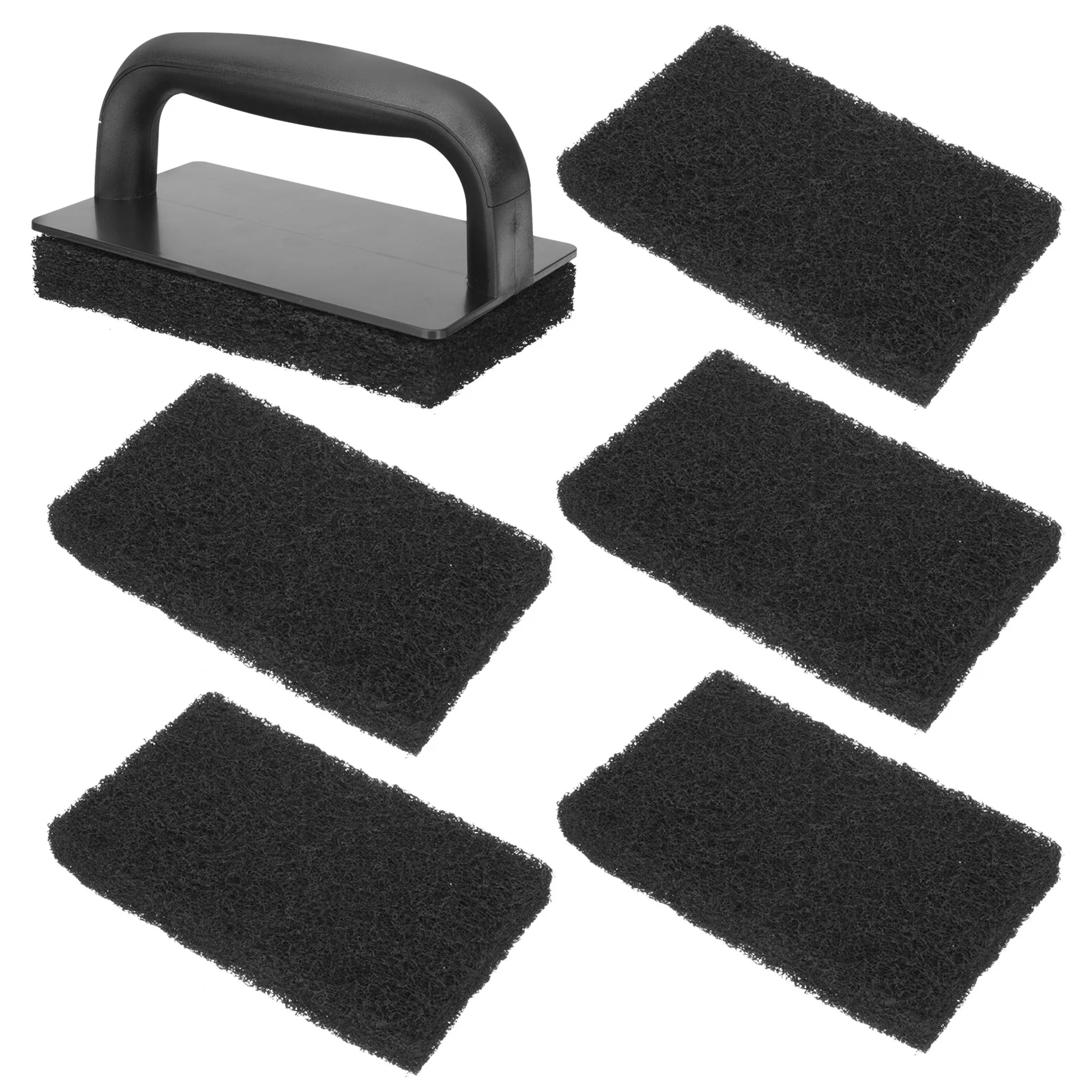 

Brush Grill Cleaning Bbq Griddle Barbecue Cleaner Sponge Pads Scrub Scraper Scrubber Rack Dish Pad Accessories Grate Brushes Kit