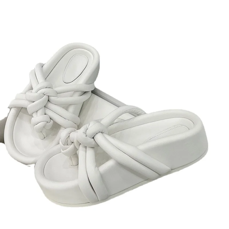 

2022 летние туфли на толстой подошве из натуральной кожи с узким ремешком