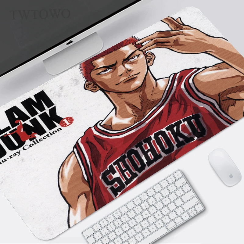 

Anime Slam Dunk Mouse Pad Gamer XL Custom Mousepad XXL MousePads Carpet Anti Slip Soft Natural Rubber Computer Mouse Mat
