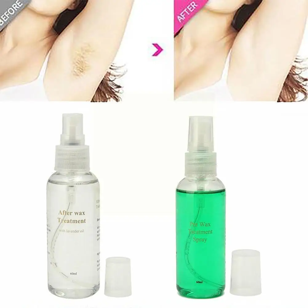 

New Smooth Body Hair Removal Spray Pre & After Treatment Removal Hair Liquid Fluids Sprayer Wax Waxing Cleaning Nurs Z0c5