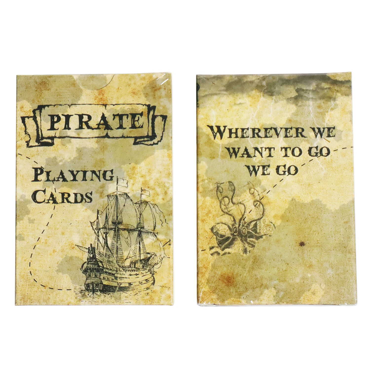 Pirate King Playing Cards Vintage Stype Bridge Card Deck 60x90mm Poker Retro Paper Board Game Cartes