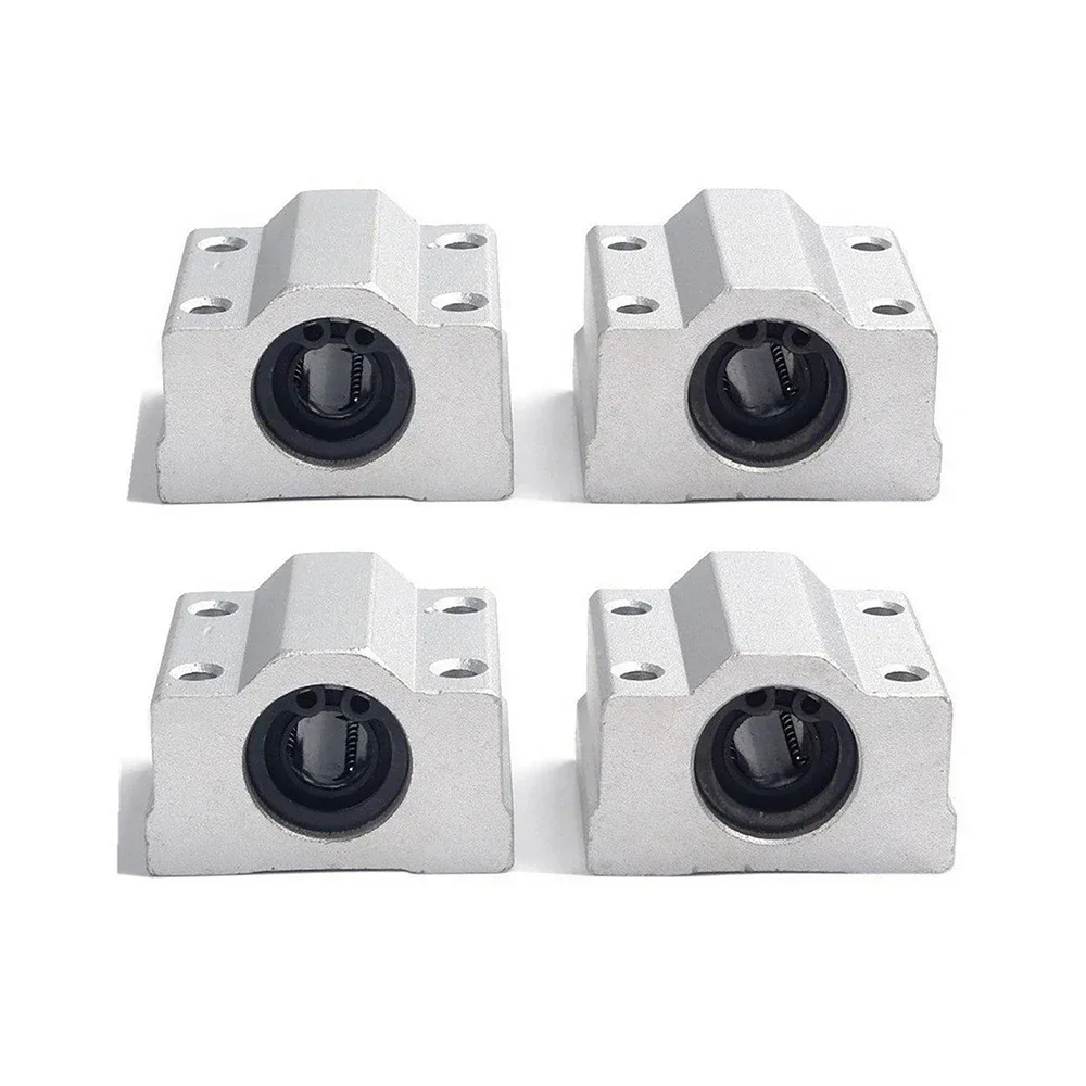 4 шт./лот Bantalan Bola Gerak Linier Blok Geser Втулка SC8UU SCS8UU SC10UU SCS12UU 16UU 20UU 25UU Poros 3D-принтер с ЧПУ