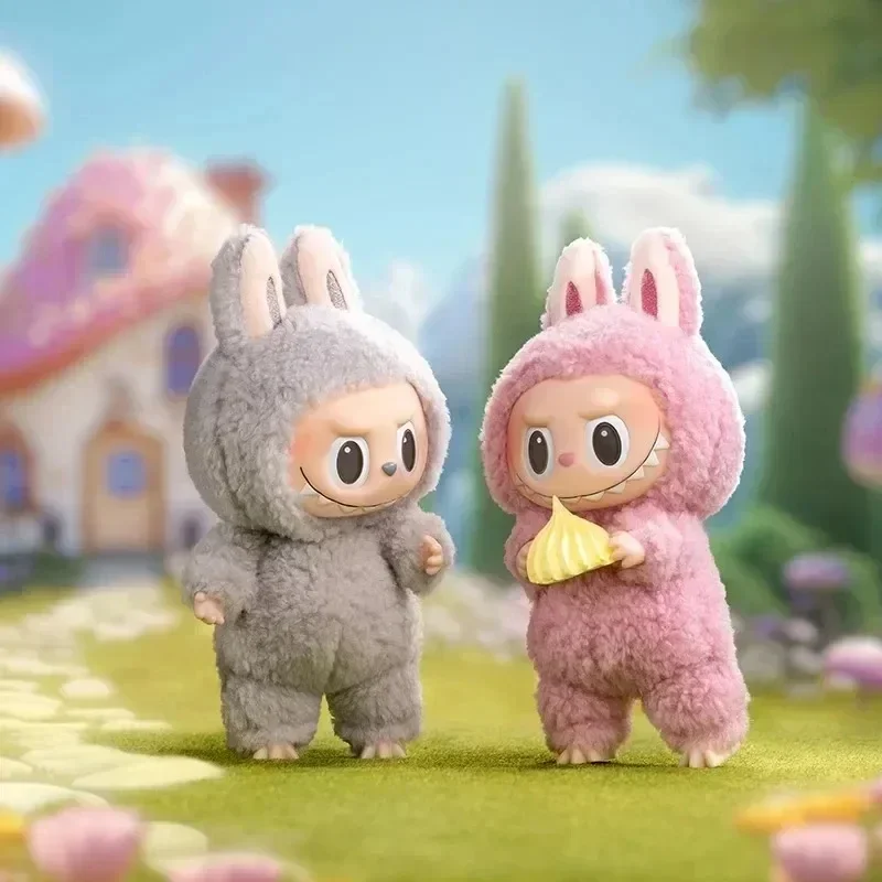 Фото Горячая распродажа! LABUBU The Monsters Macarons V1 — виниловая подвеска, слепая коробка, подарок для фанатов, детский POP MART №5