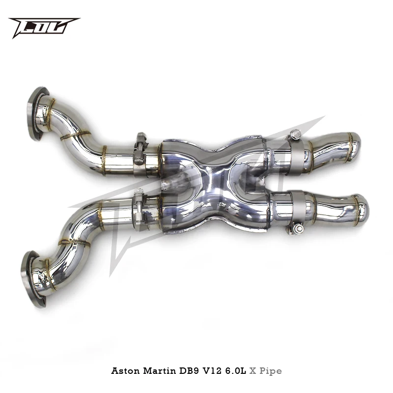 Передняя выхлопная труба COC Racing Car X Tube для Aston Martin DB9 Vantage Zagato Rapide 6 0 V12 из