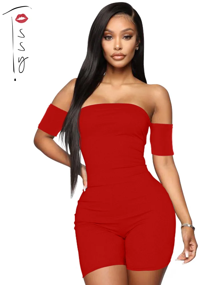 

Женский однотонный комбинезон с открытыми плечами и открытой спиной