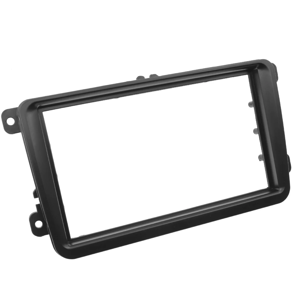 Автомобильный радиоприемник HY Double Din DVD Fascia для Volkswagen Touran Passat Golf Tiguan T5 комплект