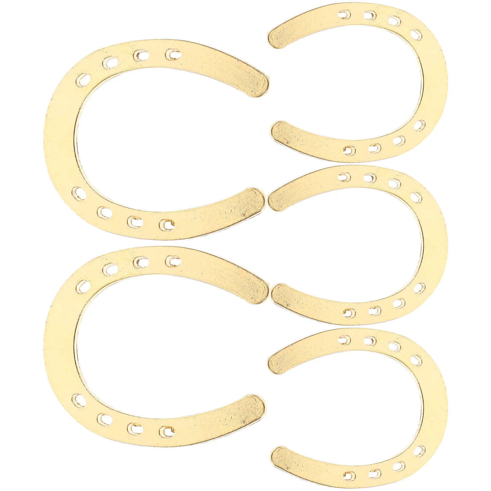 

5 Pcs Automotivearts & Crafts Keys Ring Supplies Horseshoe Decor DIY Rings Decors Metal Attachment Car Chain Pendant Decorate