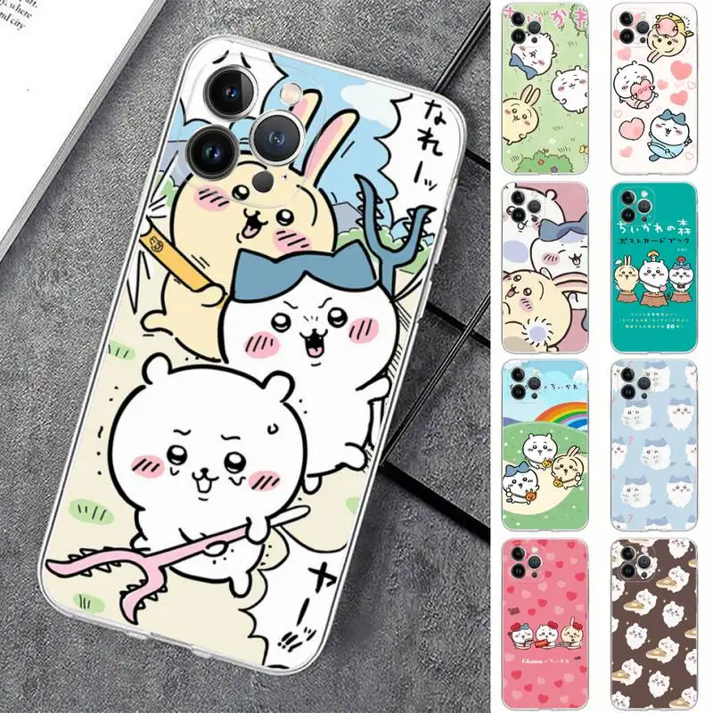 

Cute Cartoon Chiikawa Phone Case For iPhone 14 11 12 13 Mini Pro XS Max Cover 6 7 8 Plus X XR SE 2020 Funda Shell