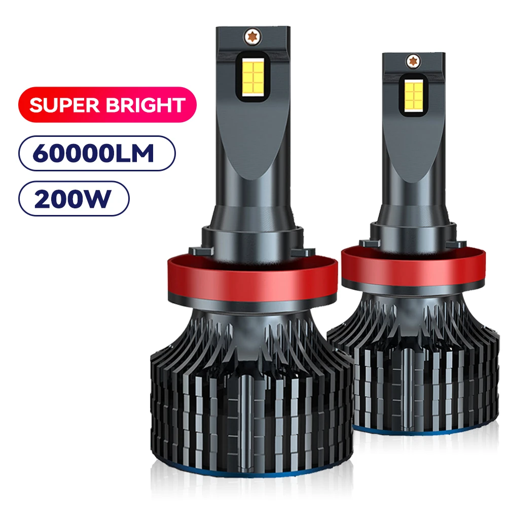 

Car Lights H8 H11 LED CANBUS LED H7 60000LM Lamp for Car Headlight Bulbs 9012 Hir2 HB3 9005 HB4 9006 Fog Light 12V 24V