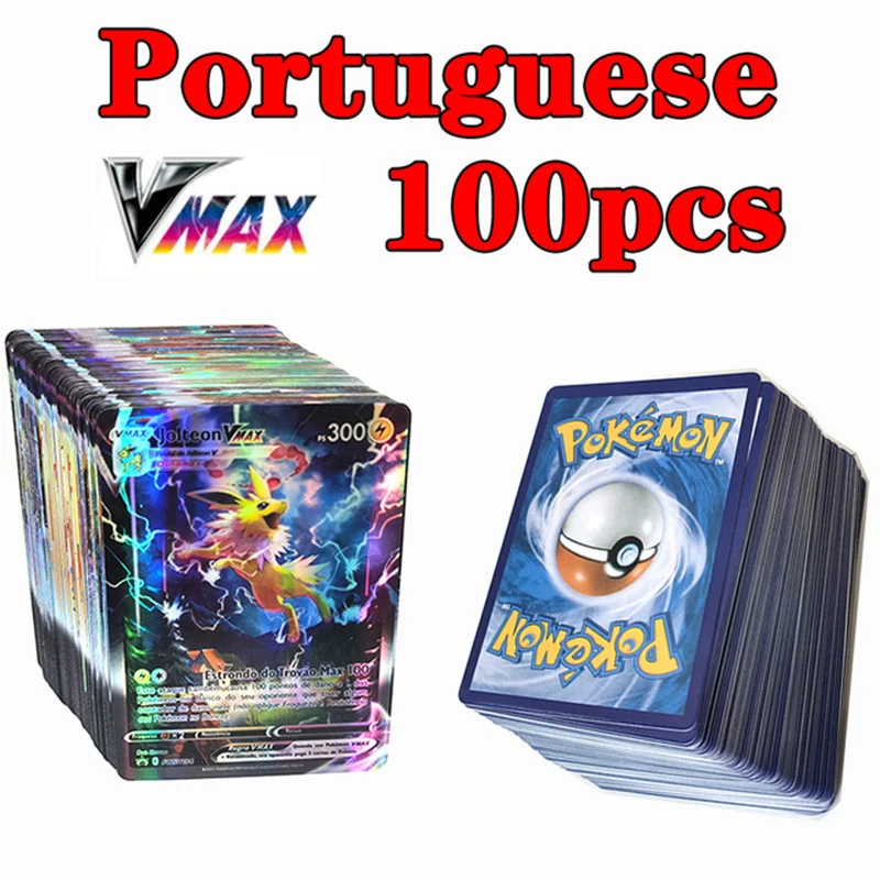 2022 новые португальские Покемоны карты Vmax Charizard Pikachu Carte Покемон игра битва