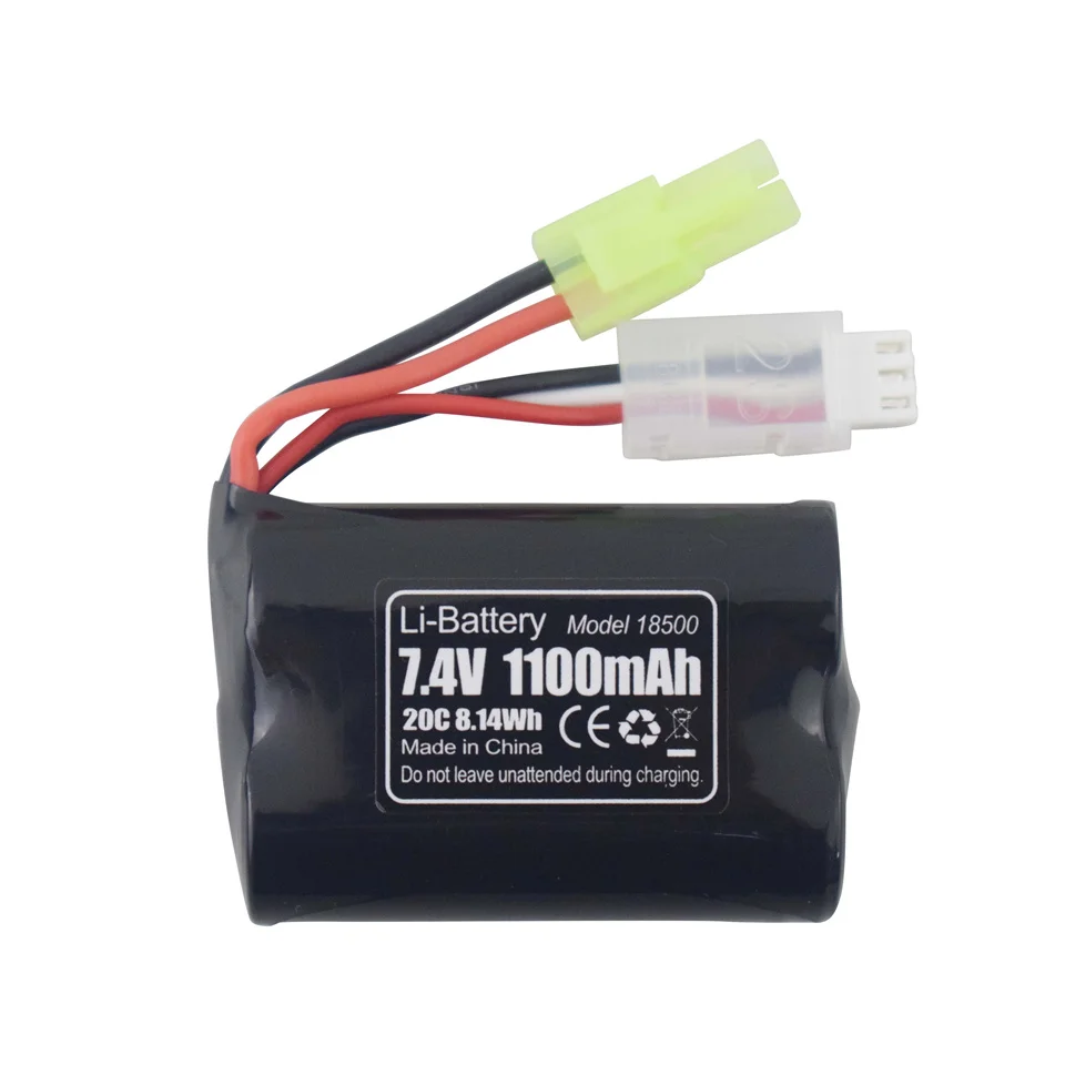 

2S 7.4V 1100mah 20C Lipo Battery XH-3P Plug Connector for H102 High Speed RC Waterproof Speedboat Boat Model Accessories