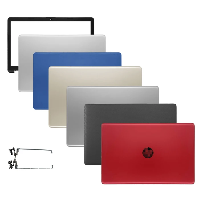 

New For HP 15-DB 15-DA 250 G7 255 G7 Series Laptop LCD Back Cover Front Bezel Hinges Top Back Case Silver Black L20433-001