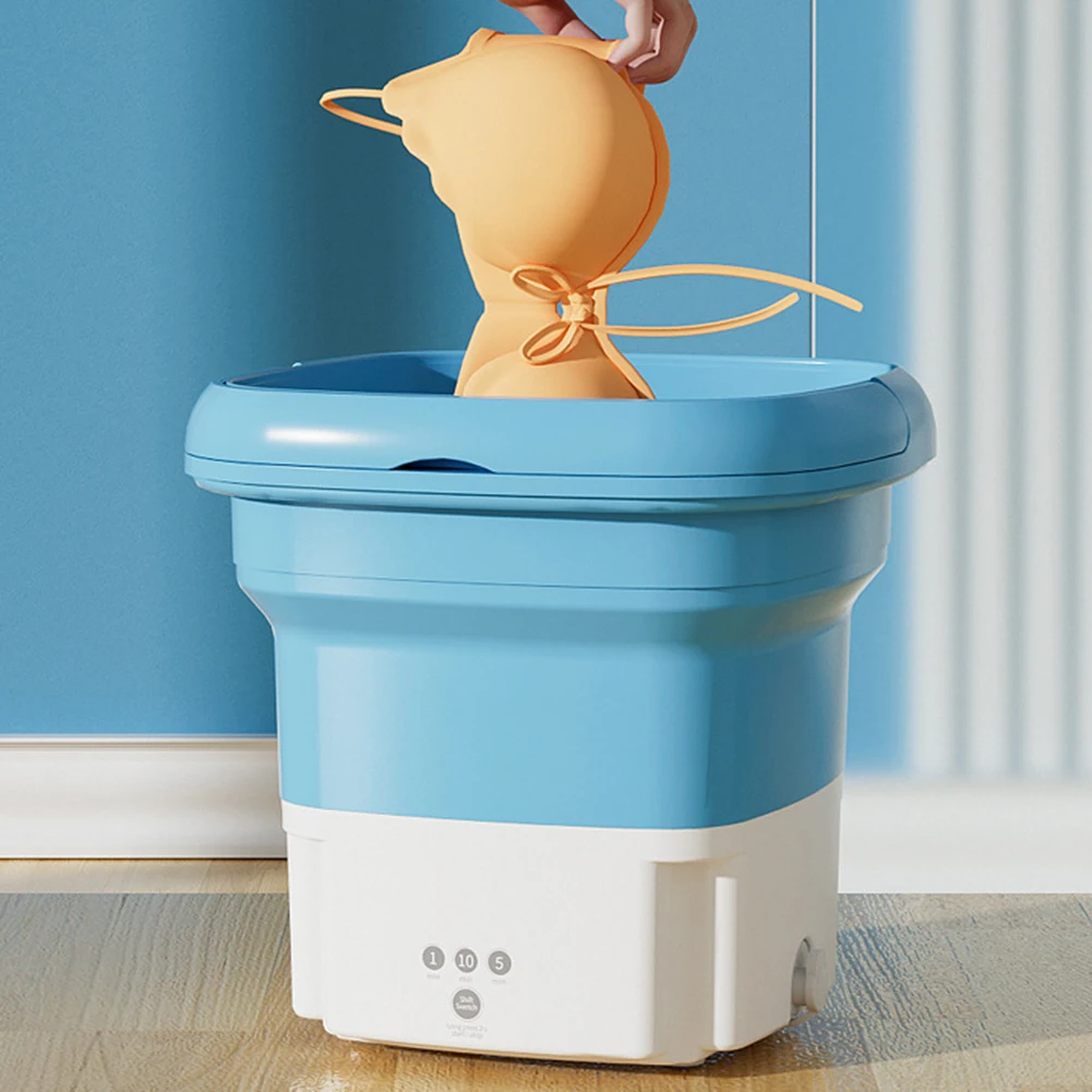 

Портативная стиральная машина, складные мини-носки для нижнего белья, мойка детской одежды с сушилкой, дорожное бытовое оборудование, инстр...