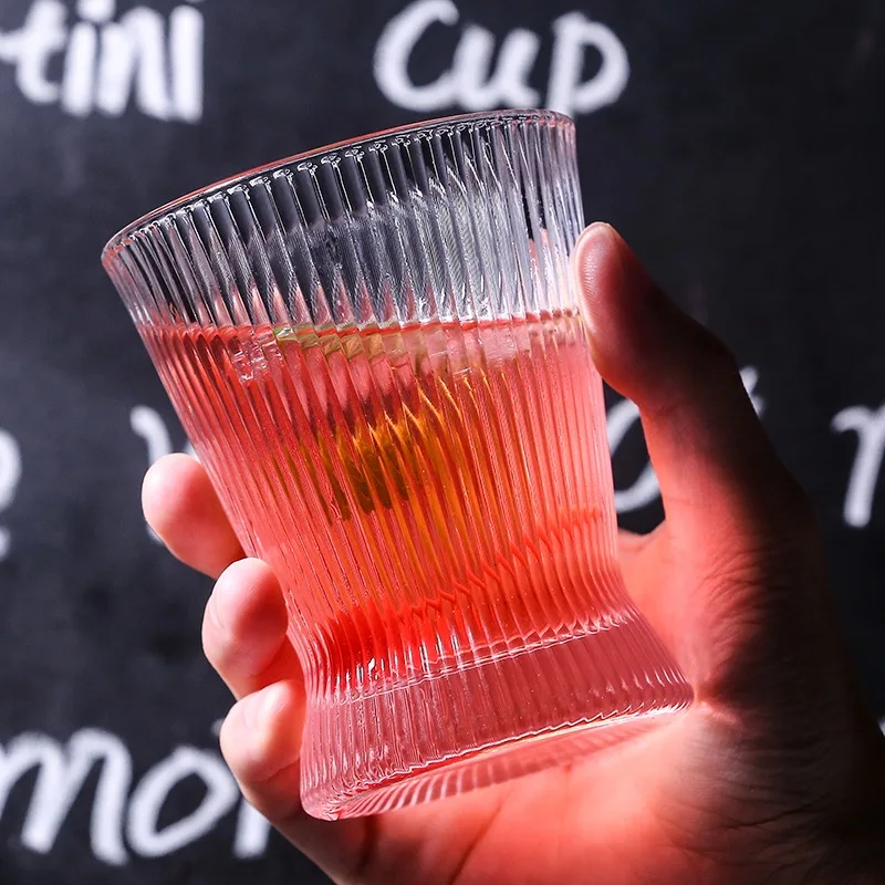 Стакан для виски с вертикальными полосками 100 мл 175