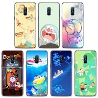 japanese cute cartoon doraemon phone case samsung galaxy a90 a80 a70 s a60 a50s a30 s a40 s a2 a20e a20 s e silicone cover