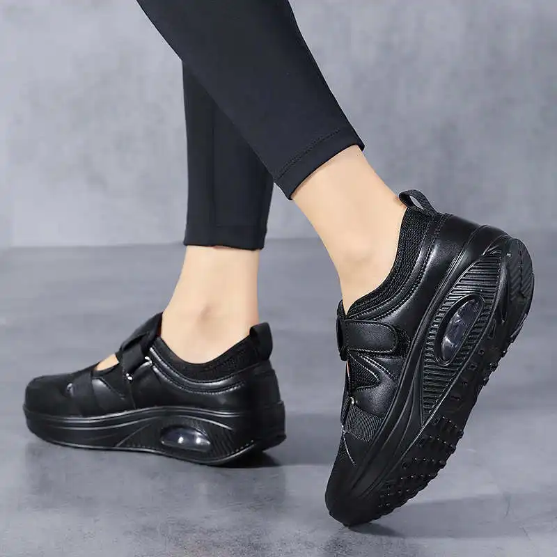 

Shuse Sneakers Women 2021 Brands Beauty Women Platform Sport Shoes Lace Up Womens Running Sneakers Platform Sports Shoes Tennis