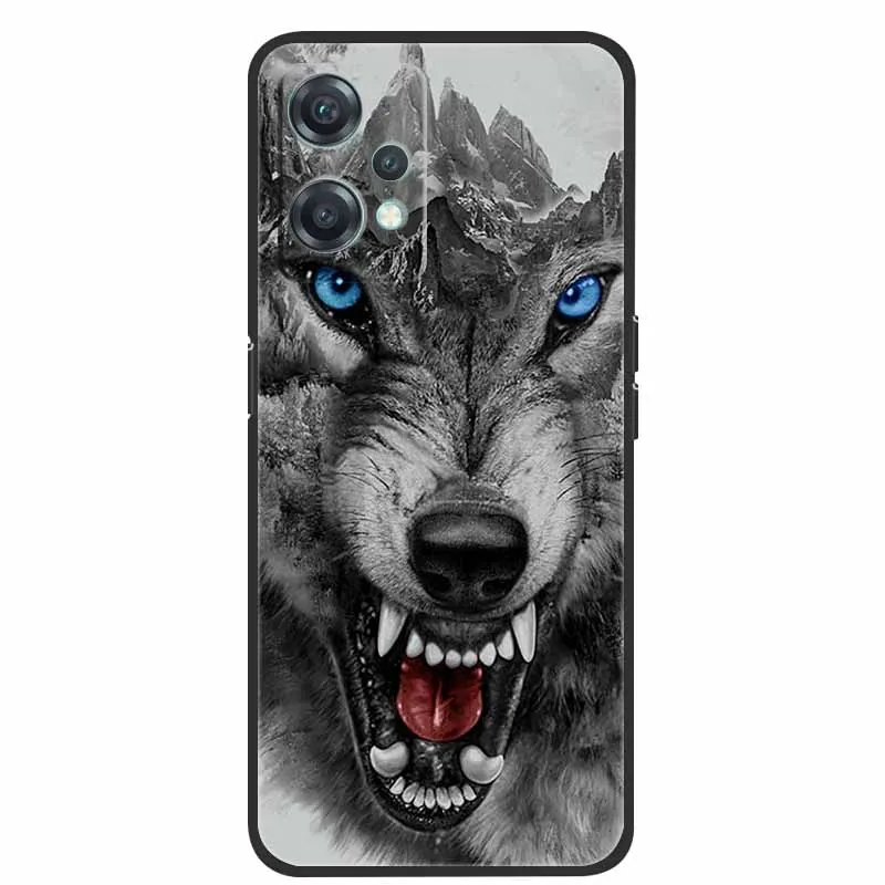 Для OnePlus Nord CE 2 Lite 5G Чехол Животные Силиконовый ТПУ Мягкий чехол для телефона CE2 Wolf