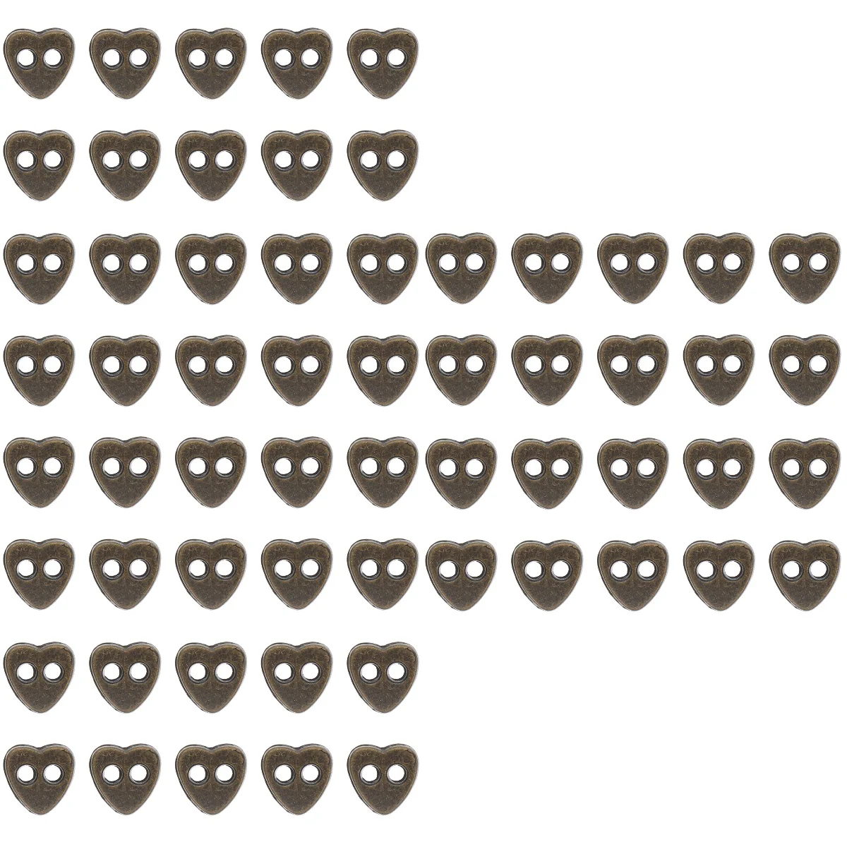 

Buttons Sewingbutton Diy Heart Clothesholes Two Alloy Craft Shaped Embellishment Tiny Mini Premiumsupplies Accessories Size