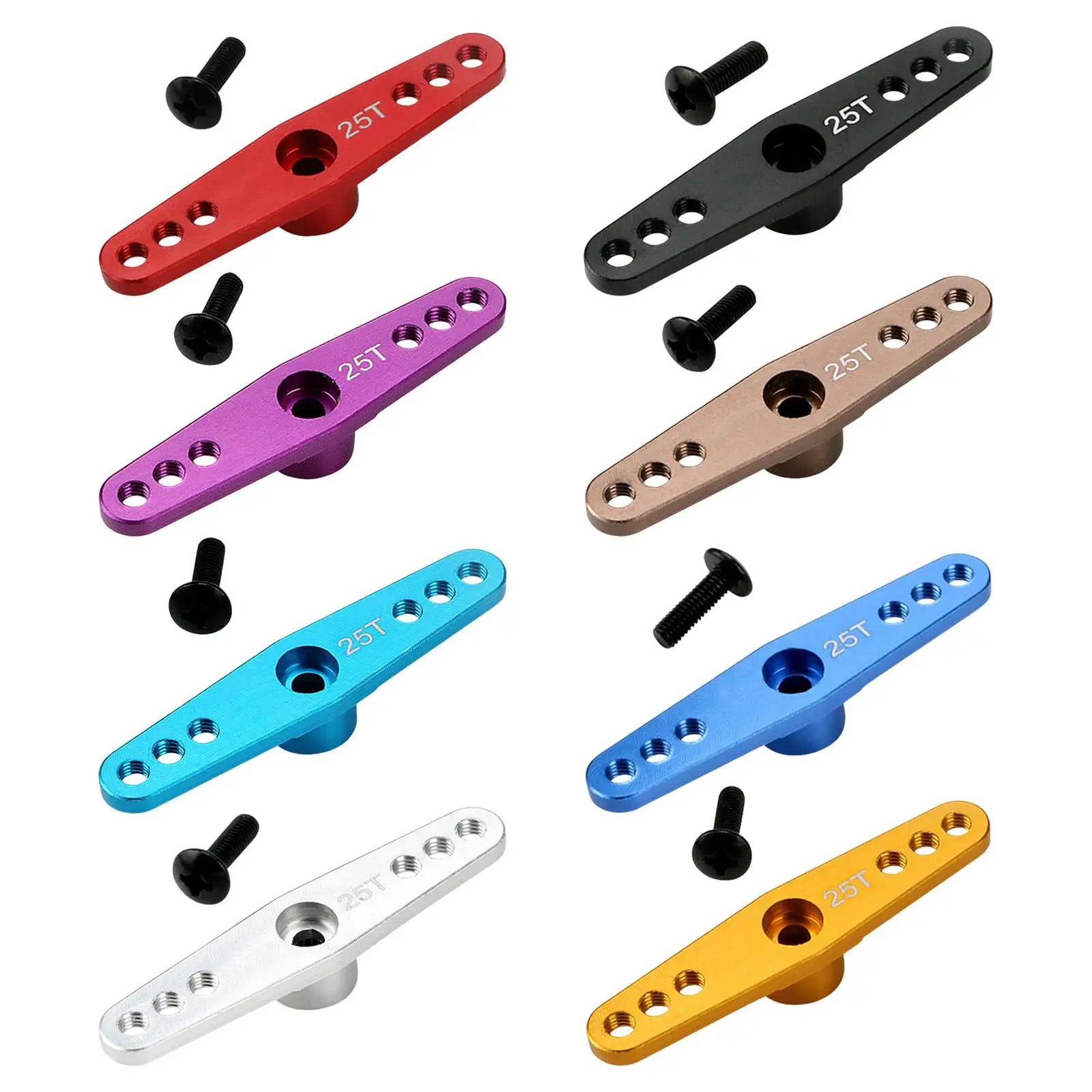 

RC Car 25T Steering Servo Arm Upgrade 47mm Servo Horn for MG996 RC Climbing Car Accessories Remote Control Vehicle Hobby Model