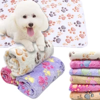 soft pet blanket cute fluffy cartoon pattern pet mat four seasons universal warm and comfortable blanket sleeping pad pet