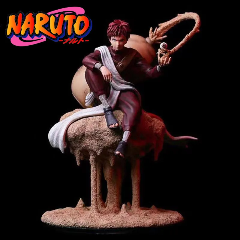 

22cm Anime Naruto Gk Gaara Sitting Position Pvc Figure Toy Model Character Exquisite Decoration Statue Collection Birthday Gift