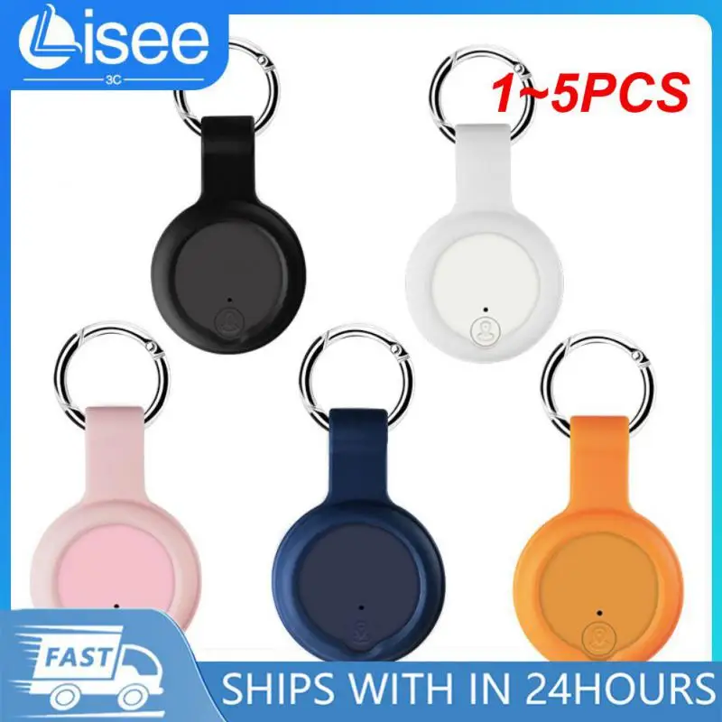 

1~5PCS Mini Dog GPS 5.0 Tracker Anti-Lost Device Round Anti-Lost Device Pet Kids Bag Wallet Tracking Smart Finder