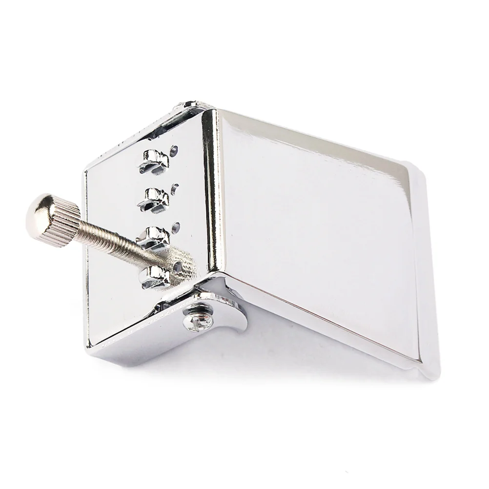 

4 String Silver Accessories Guitar Tailpiece Bridge Musical Instrument Plate Banjo