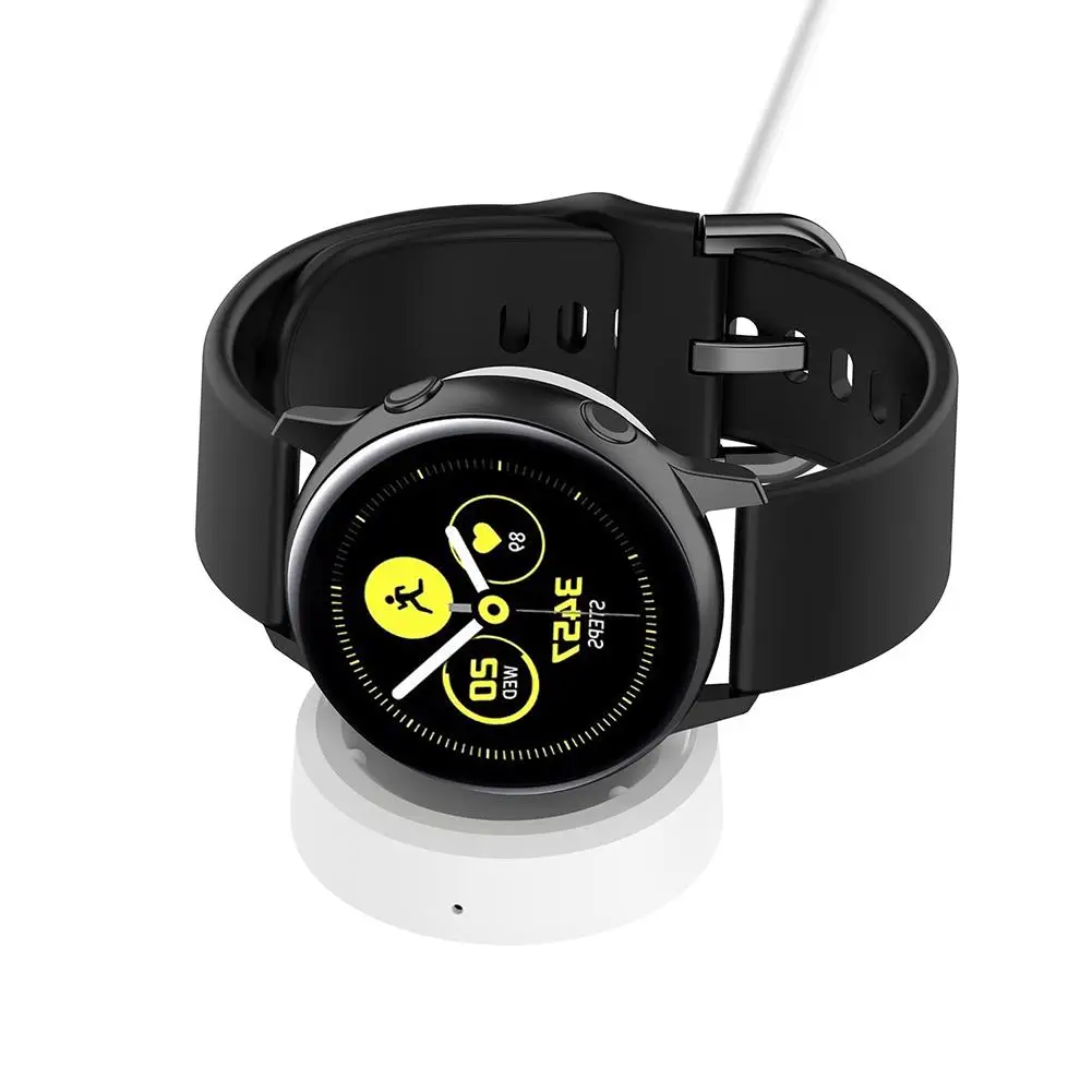 

Charger for Samsung Galaxy Watch Active 2 40mm 44mm USB Charging Dock Cradle Classic Colors and Simple Durable Design