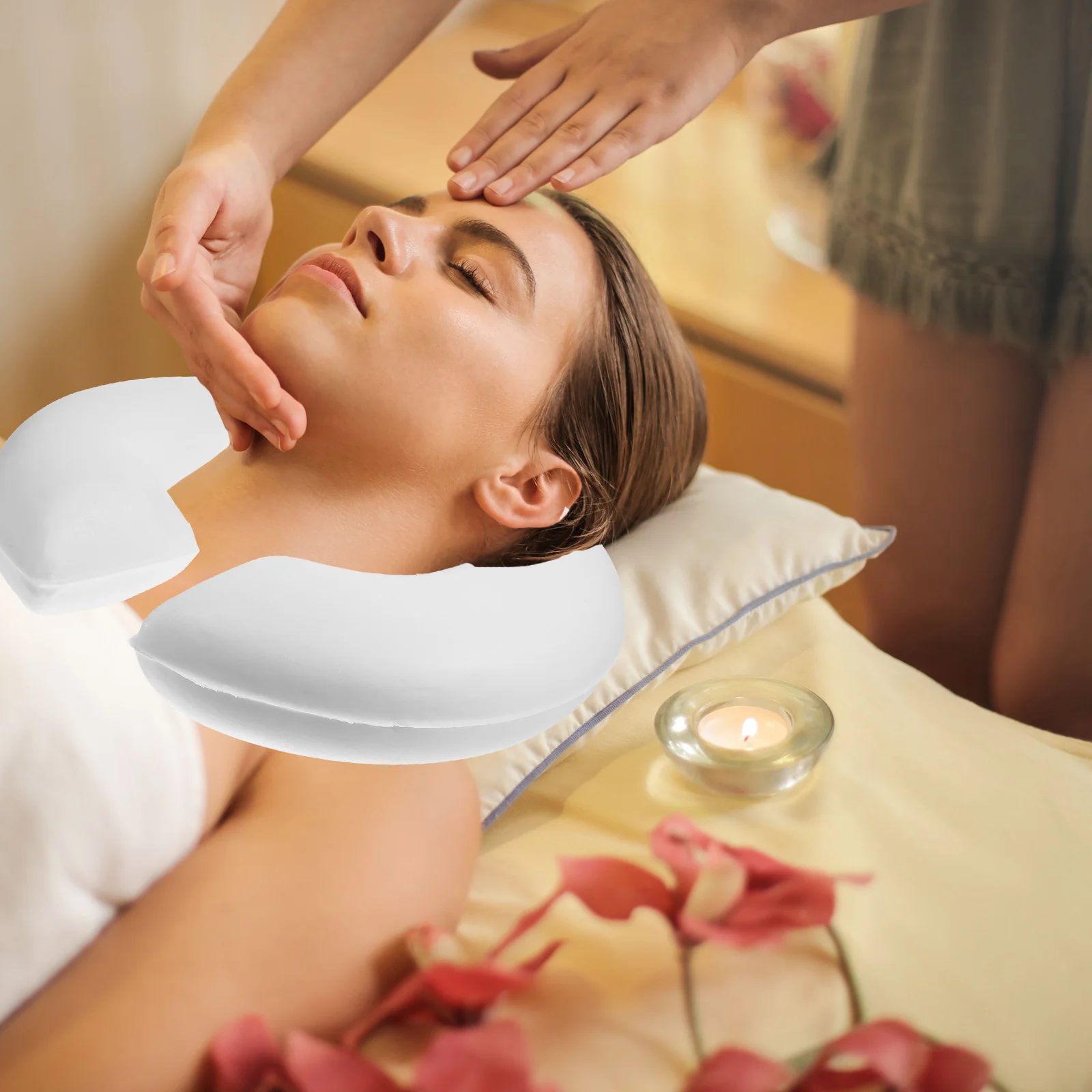 Массажная подушка для лица надувной наматрасник сна тела отдыха путешествий