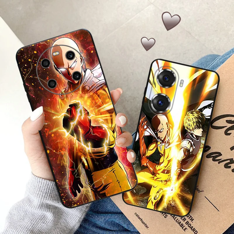 Мягкий противоударный чехол для телефона Honor X7b X6 70 90 X8 b X9A X9B Magic5 Pro X8A X6A One Punch Man