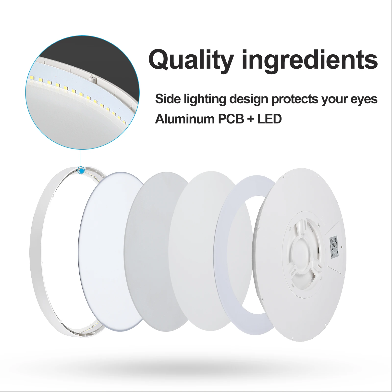 Тонкий светодиодный панельный светильник 12 Вт Дерево Черный Золотой 220 В Домашнее освещение для ванной комнаты и кухни Легкая установка Ультратонкий потолочный светильник.
