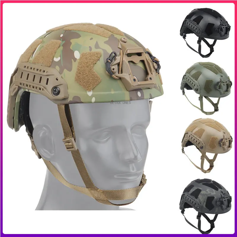 Tactical Helmet Airsoft Paintball Shooting Adjustable Impact Resistance Helmets Hunting Combat Outdoor Sports Head Protector