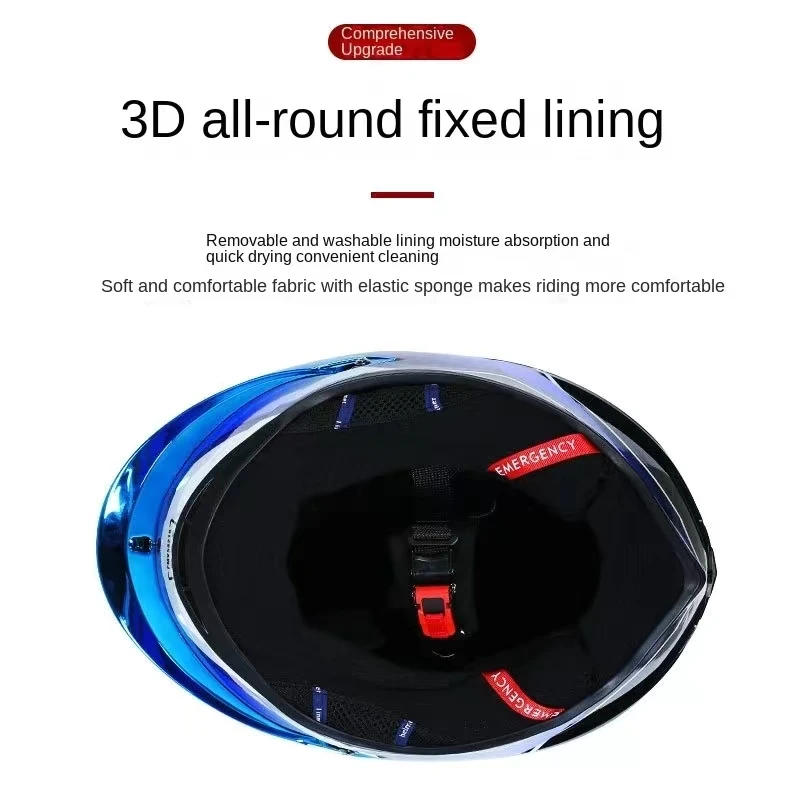 Мужской мотоциклетный шлем из углеродного волокна сертификация 3C двойные линзы