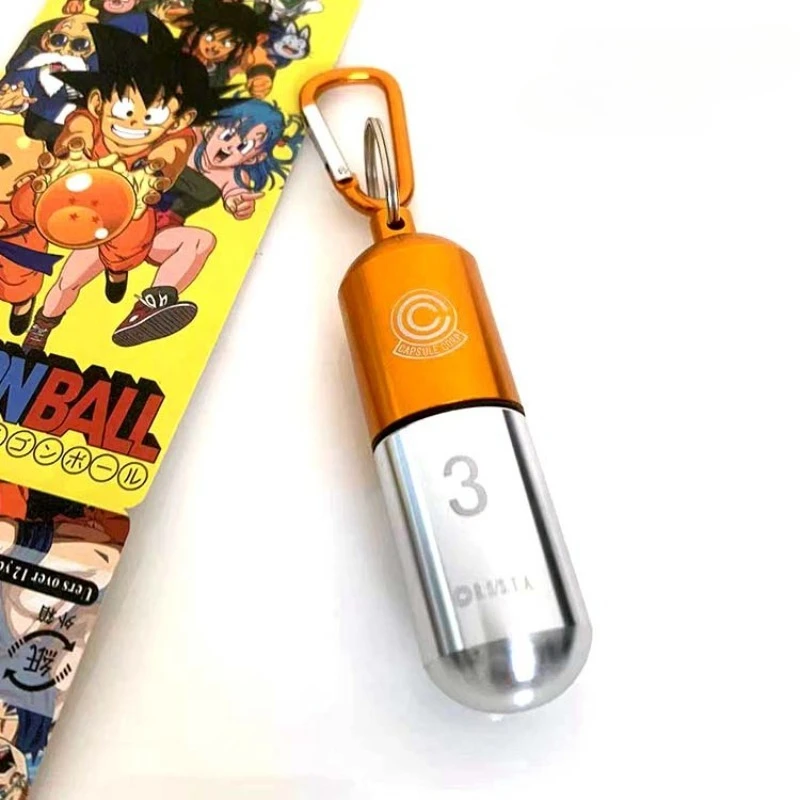 Брелок Dragon Ball, портативный органайзер для лекарств в стиле аниме, капсула времени, рюкзак, подвески, автомобильный брелок, декоративные аксессуары, подарок (art.: 3920d1e8bfdb2) - 3920d1e8bfdb2