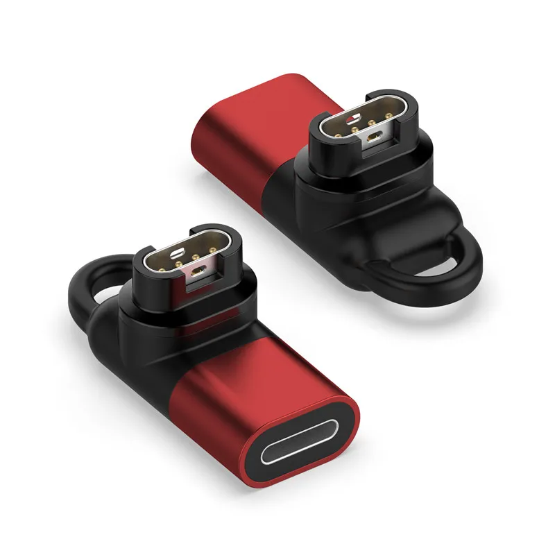 Переходник для зарядного устройства с разъемом USB Type C/Micro/ios на 4 контакта Garmin Fenix