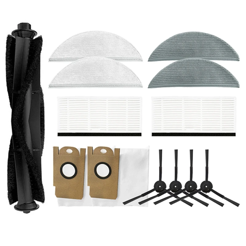 

Пылесборник, ткань, боковая щетка, основная щетка, HEPA фильтры, аксессуары для Lydsto R1 одноразовая для швабры