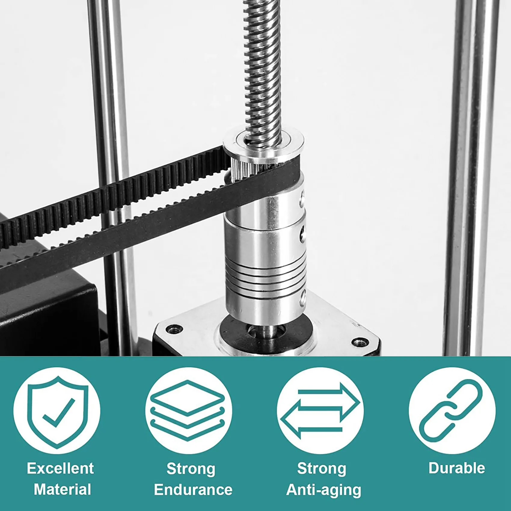 Комплект шкивов ремня ГРМ GT2 оси Z синхронное колесо с 24 зубьями и ремень 1068 мм для