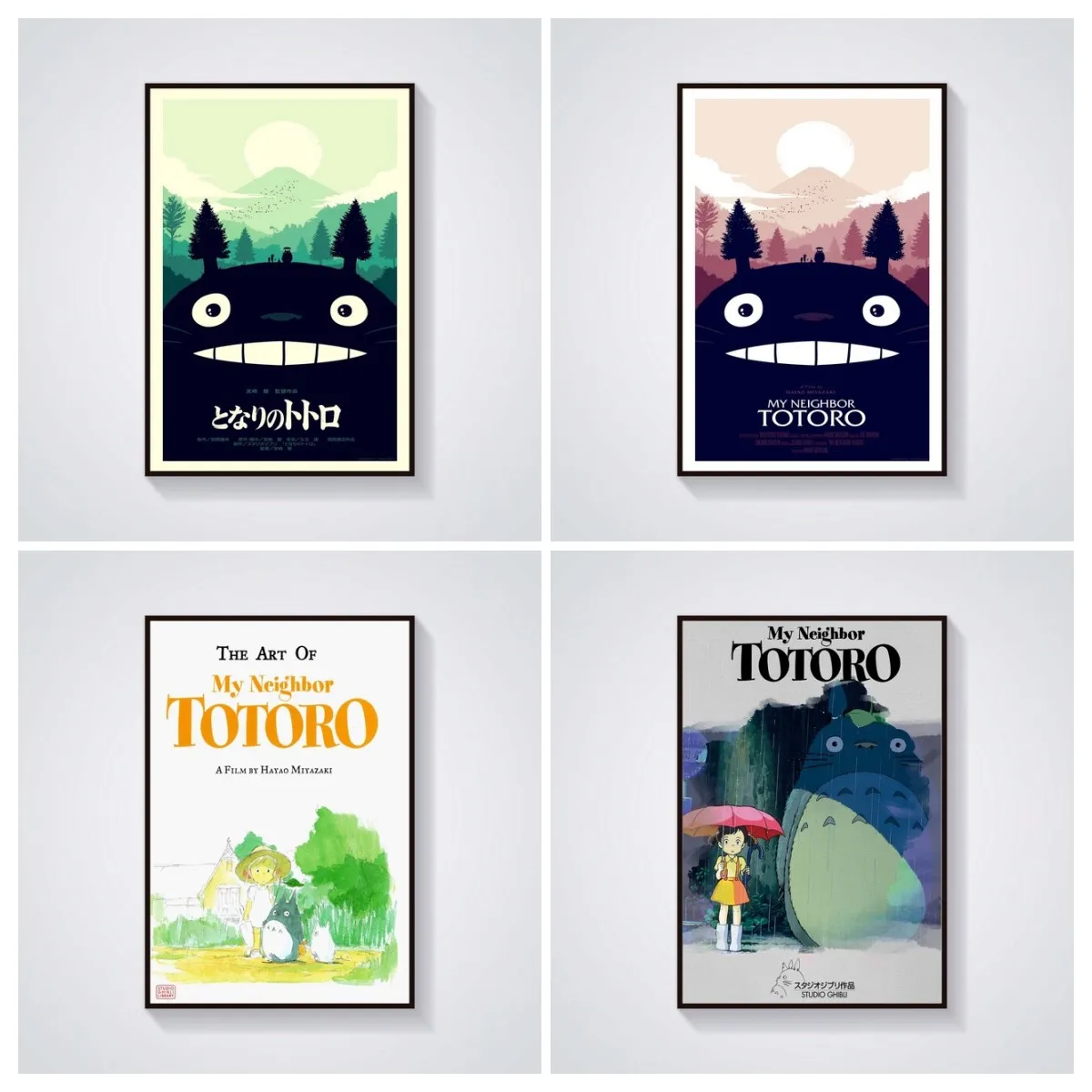 

DIY картина маслом по номерам в скандинавском стиле Тоторо Аниме ручная роспись искусство стена гостиная домашний декор Детская комната украшение