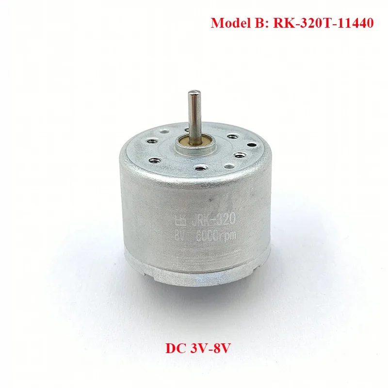 Фото Миниатюрный электродвигатель 24 мм RF-320T-12400 RK-320T-11440 RC-320SH DC 3В 6В 8В 12В 18В 24В - 1 шт. №5