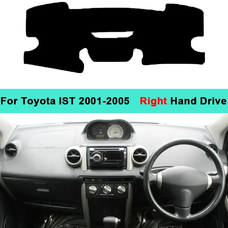 Фото Чехол для приборной панели автомобиля Toyota IST 2001-2005, противоскользящий коврик, подушка-накладка, солнцезащитный коврик, защитный чехол для приборной панели №2