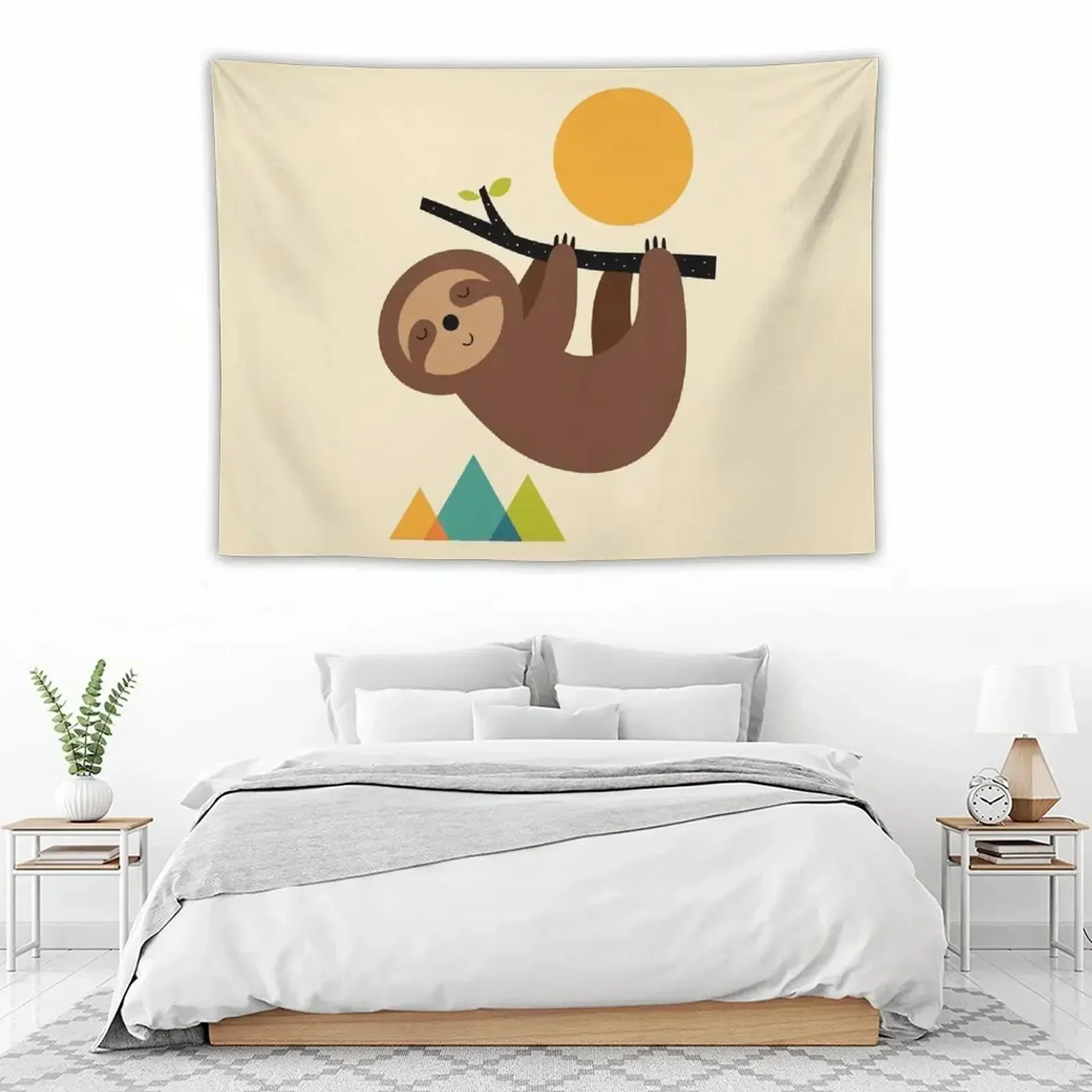 Сохраняйте спокойствие и живые медленные гобелены украшения для комнаты вещи