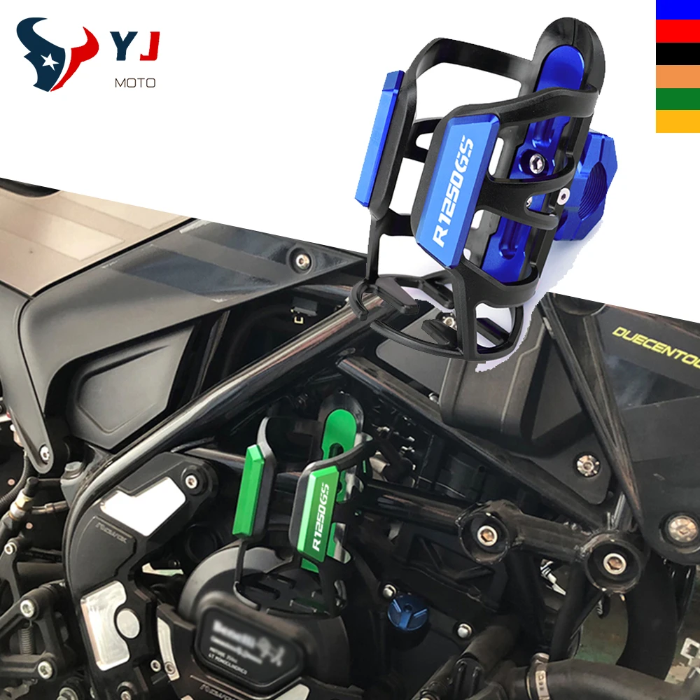 

For BMW R1200GS R1250GS Motorbike Beverage Water Bottle Cage Drink Cup Holder Sdand Mount Accessories R1250 R1200 R 1250 1200 GS