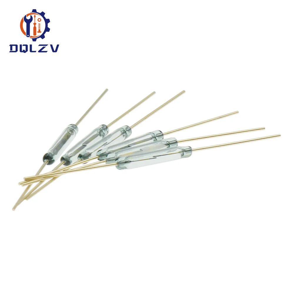 

Магнитный герконовый переключатель 2*14 мм зелёный