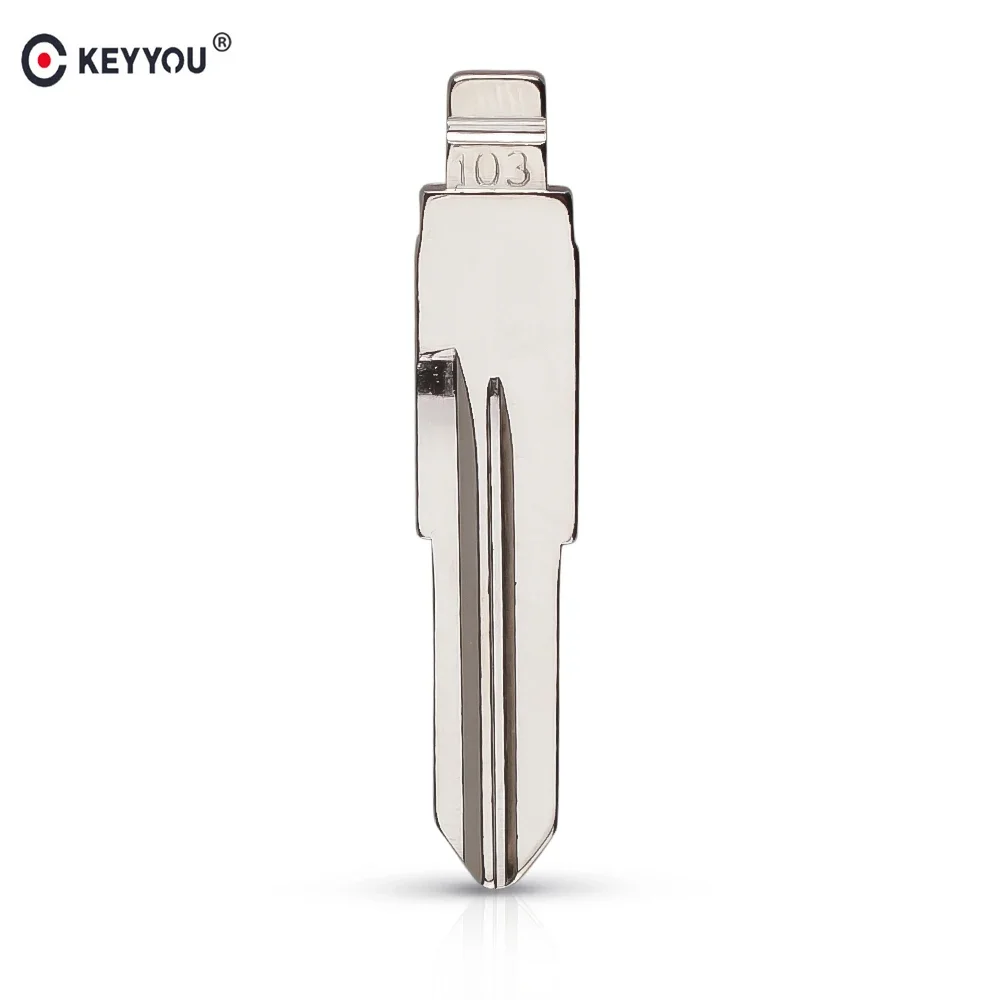 

KEYYOU для старого MG MORRIS GARAGE 3 NO.103 Key Blade Пустой лезвие дистанционного ключа для старого MG 3Flip Замена лезвия дистанционного ключа автомобиля