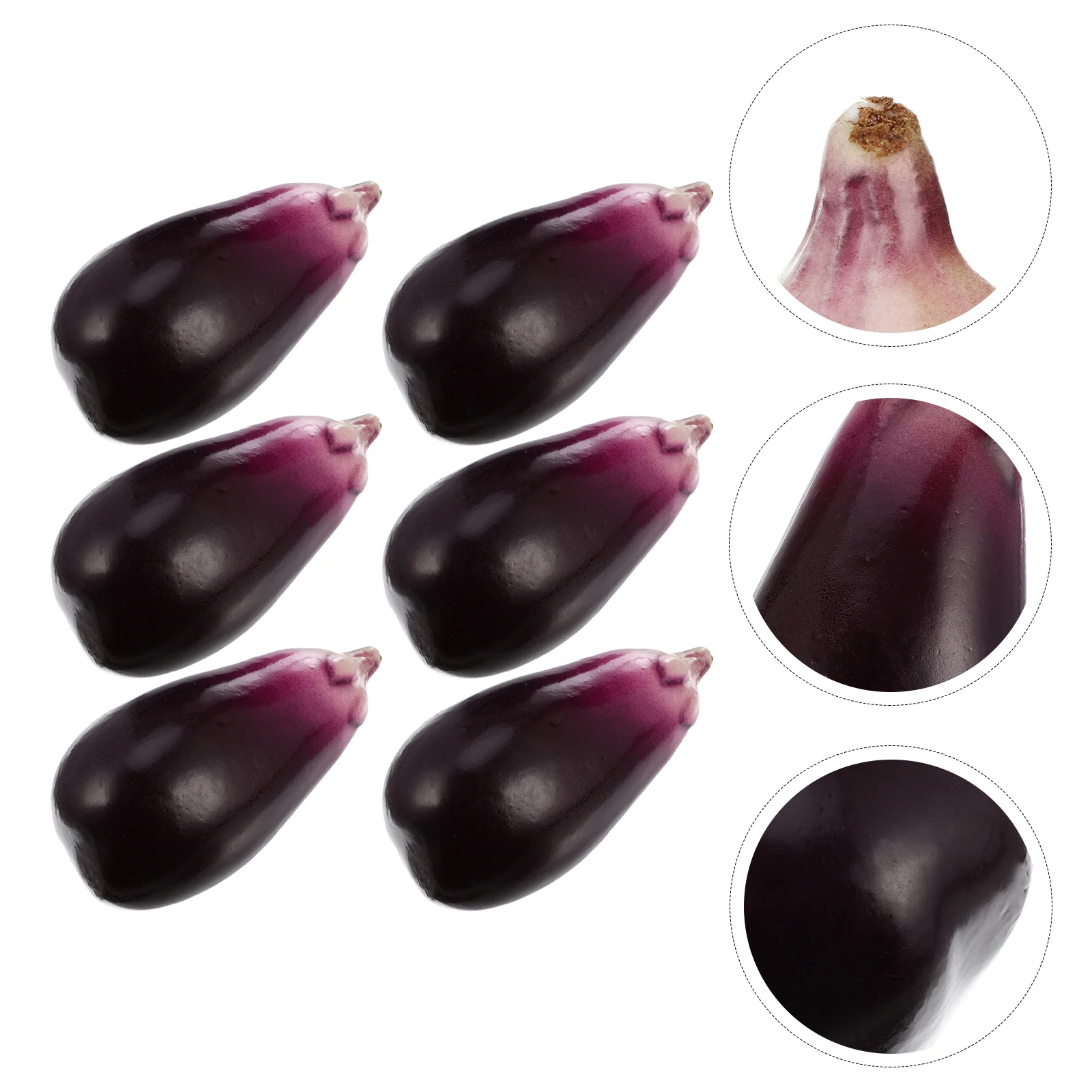 

Vegetables Eggplant Vegetable Artificial Simulation Propstoys Faux Kitchen Fake Model Decoration Fruits Educational Fruit