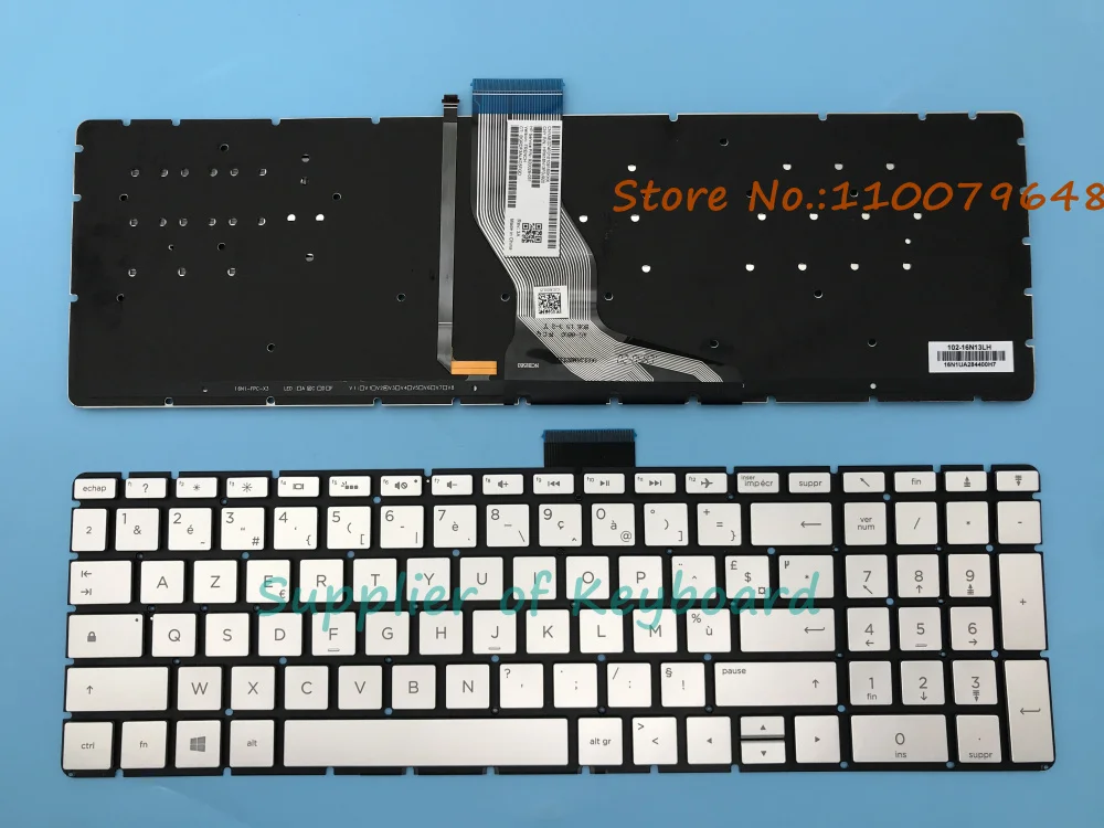 Новинка для ноутбука HP Pavilion x360 15-br000 15-br100 15-cb000 15-cc000 AZERTY Французская клавиатура