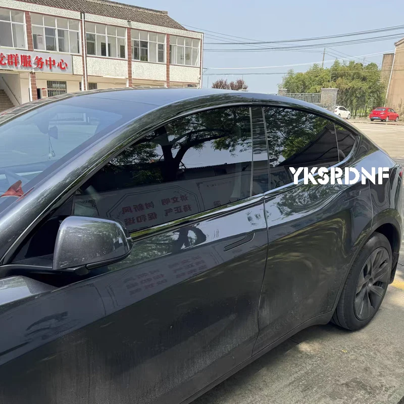 Автомобильные аксессуары для Tesla Model Y 3 2017-2023 сталь shchcg черная карбоновая наружная