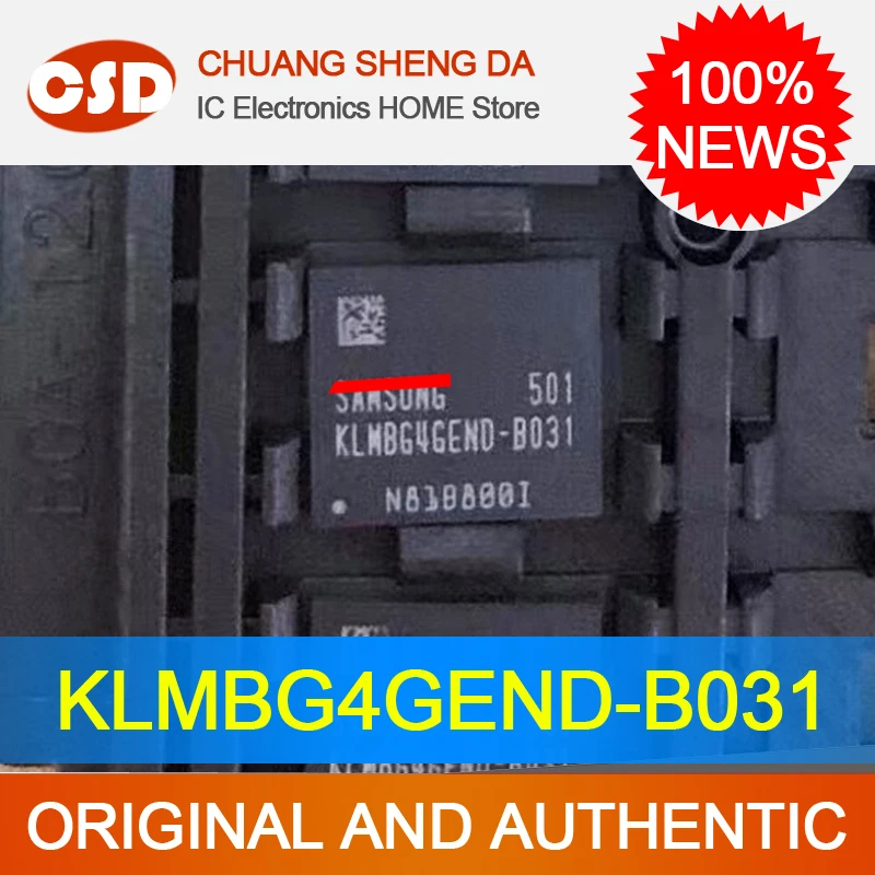 

KLMBG4GEND-B031 Flash Memory Chip EMMC32G 153ball Empty Data BGA klmbg4gend b031 100% New Original Free Shipping Diy Electronics