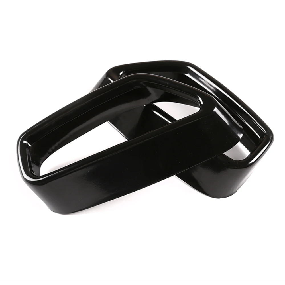 2 шт. крышка выхлопной трубы горла для BMW 5 серии G30 G31 2018-2021 Черная Нержавеющая